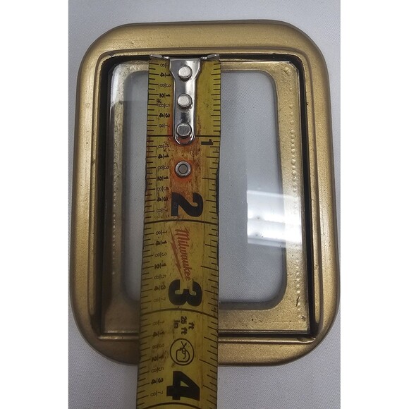 Vintage The Bucklers Inc 5th Ave NY Enamel Picture Photo Frame Swivel Back Heavy - Picture 11 of 16